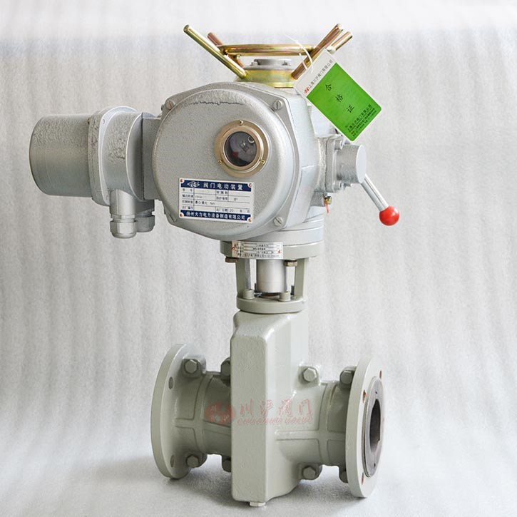 電動管夾閥實(shí)物圖